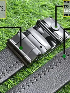 The Roadster Lifestyle Co. Set Of 2 Textured Formal Belts