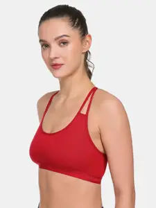 SKDREAMS Full Coverage Wireless & Non Padded Seamless Racer back Sports Bra