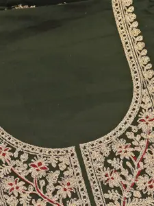 ASISA Ethnic Motifs Embroidered Zari Pure Silk Unstitched Dress Material