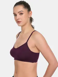SKDREAMS Full Coverage Non Padded Seamless Training or Gym Shaper Sports Bra