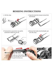 The Roadster Lifestyle Co. Set Of 2 Textured Formal Belts