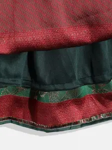 BAESD Girls Ready to Wear Woven Design Silk Lehenga Choli