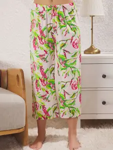 Trendyol Women Printed Round Neck Night suit