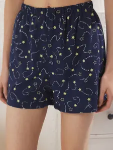 Trendyol Printed Pure Cotton T-Shirt With Shorts