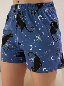 Trendyol Printed Pure Cotton Night suit