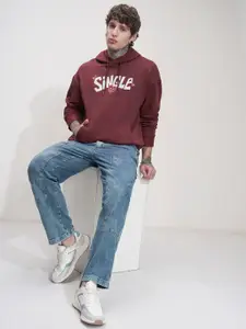 HIGHLANDER Men Printed Hooded Sweatshirt