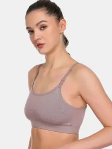 SKDREAMS Full Coverage Wireless Non Padded Seamless Shaper Sports Bra