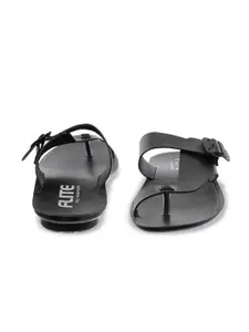 FLITE Men Rubber Buckles One Toe Flip Flops