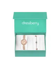 Dressberry Women Watche & Bracelet Gift Set