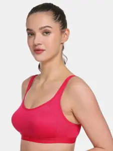 SKDREAMS Full Coverage Wireless & Non Padded Seamless Sports Bra