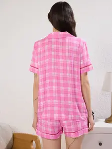 Trendyol Women Checked Night Suits