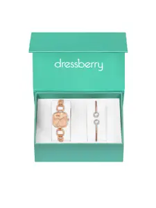Dressberry Women Watches & Bracelet Gift Set