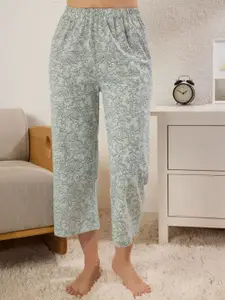 Trendyol Women Printed V Neck Night Suit