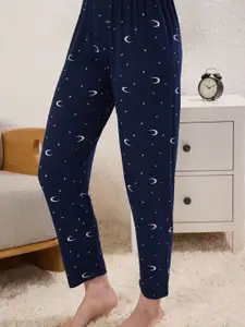 Trendyol Women Printed Shirt Collar Night Suit