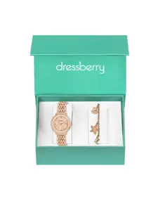 Dressberry Women Watches  & Bracelet Gift Set
