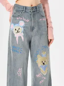 StyleCast x Revolte Women Mid-Rise Flared Stretchable Jeans