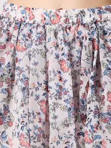 Moda Rapido Women Printed Mini Flared Skirt