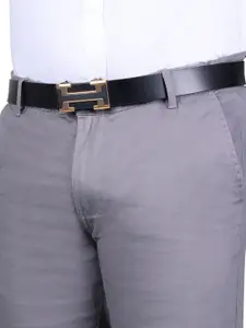 The Roadster Lifestyle Co. Men Pack Of 2 Textured Belts