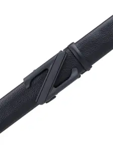 The Roadster Lifestyle Co. Men Set Of 2 Textured Formal Belts