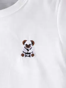 INCLUD Girls Round Neck Top With Skirt