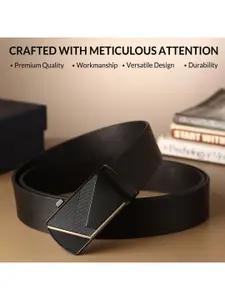 The Roadster Lifestyle Co Leather Textured Formal Belts