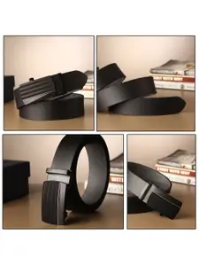 The Roadster Lifestyle Co Women Leather Textured Formal Belts