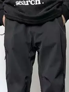 The Roadster Lifestyle Co Men Straight Leg Relaxed Fit Workwear Pants