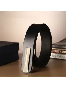 The Roadster Lifestyle Co. Men Textured Leather Formal Belt