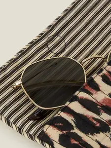 Accessorize Women Quilted Leopard Printed Sunglasses Case