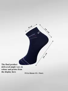 WROGN Men Pack Of 5 Assorted Ankle Length Socks