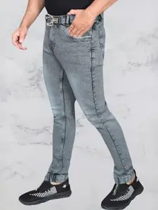 BUZZIC FASHION UNLIMITED Men Regular Fit Mid-Rise Heavy Fade Jeans