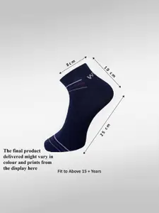 WROGN Men Pack Of 10 Patterned Assorted Ankle Length Socks
