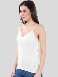 Selsia Women Pack Of 3 Pure Cotton Non Padded Camisoles