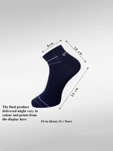 WROGN Men Pack Of 6 Assorted Ankle Length Socks