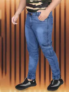 BUZZIC FASHION UNLIMITED Men Jean Mid-Rise Slim Fit Light Fade Cargo Styles  Jeans