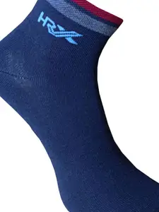 HRX by Hrithik Roshan Men Pack Of 6 Assorted Ankle Length Socks