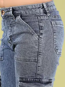 V-Mart Girls Regular Fit Mid-Rise Light Fade Non Stretchable Jeans