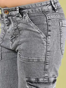 V-Mart Girls Regular Fit Medium Rise Clean Look Light Fade Non-Stretchable  Jeans