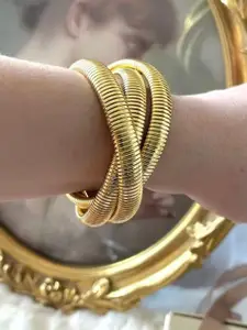 SZN Textured Tribal Bangle