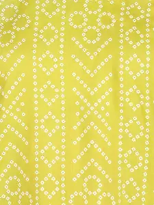 Tviksha Fashion Bandhani Printed Pleated Kurti