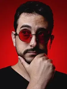 SPADEACES Men Round Steampunk Sunglasses with Polarised Lens