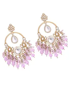 Anouk Gold Plated Artificial Beaded Classic Chandbalis