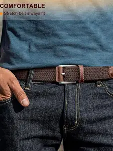 The Roadster Lifestyle Co. Men Braided Belt