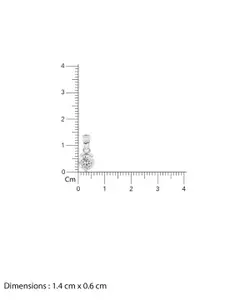 GIVA 925 Silver Rhodium-Plated Cubic Zirconia Studded Mini Solitaire Pendant with Chain