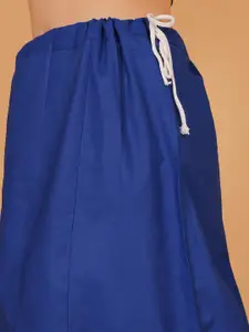 Trendzmy Women Cotton High-Rise Saree Shapewear