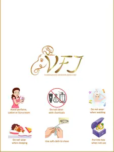 Vighnaharta Set Of 2 Gold-Plated Meenakari Pearls Ring Nosepin