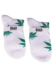 Milk&Whisky Men Printed Above Ankle-Length Socks