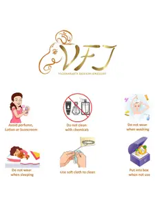 Vighnaharta Set Of 2 Gold-Plated Pearls Ring Nosepin