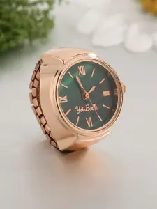 YouBella Rose Gold-Plated Textured Finger Ring