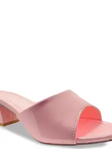 FABBMATE Women Block Heel Mules